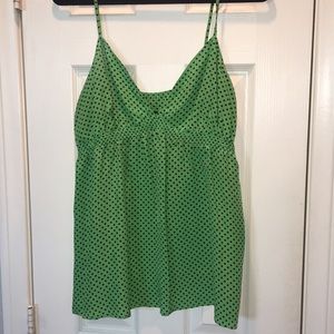 Express silk babydoll top